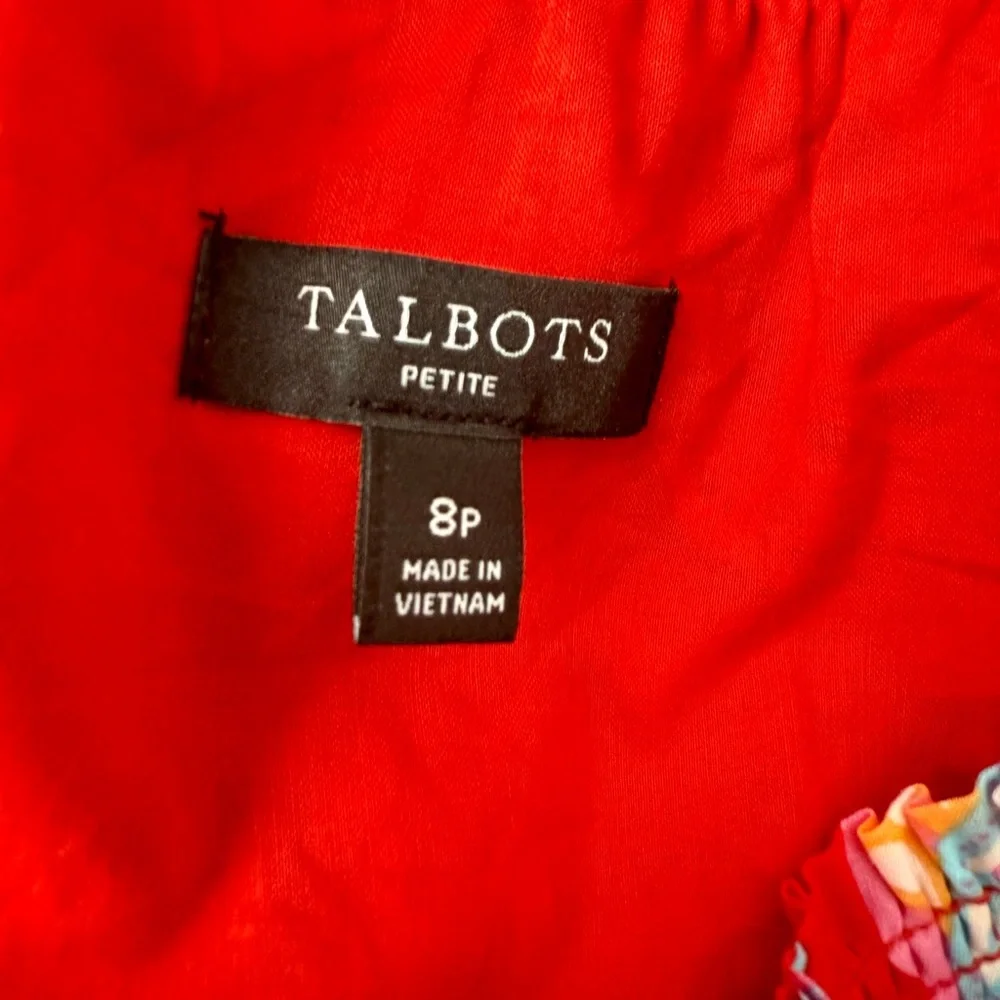 Talbots Red Petite Dress - Picture 4 of 5
